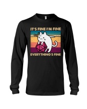 It's Fine I'm Fine Everything's Fine Long Sleeve Tee tile