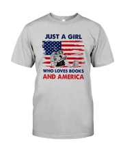 Just A Girl Who Loves Books Classic T-Shirt front