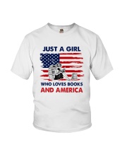 Just A Girl Who Loves Books Youth T-Shirt tile
