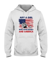 Just A Girl Who Loves Books Hooded Sweatshirt tile