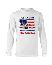 Just A Girl Who Loves Books Long Sleeve Tee tile