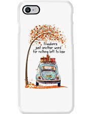 Freedom just another word for nothing left Phone Case tile