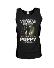 Being a Veteran is an honor Being a Poppy Unisex Tank tile