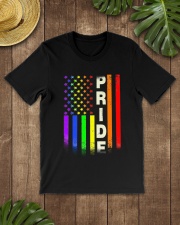 American Gay Pride Rainbow Flag Classic T-Shirt lifestyle-mens-crewneck-front-18