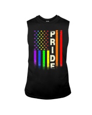 American Gay Pride Rainbow Flag Sleeveless Tee tile