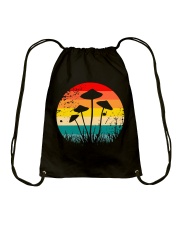 Magic Mushrooms Retro Drawstring Bag tile