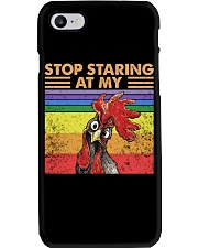 LGBTQ pride Stop staring at my cock Phone Case tile