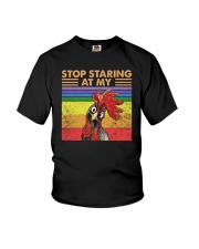 LGBTQ pride Stop staring at my cock Youth T-Shirt tile