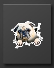 Funny pug breaking glass Sticker - Single (Vertical) aos-sticker-single-vertical-lifestyle-front-08