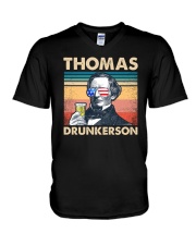 Thomas Jefferson V-Neck T-Shirt tile