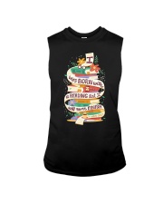 I was born with a reading list Sleeveless Tee tile