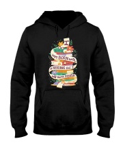 I was born with a reading list Hooded Sweatshirt tile