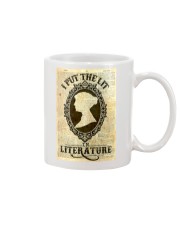 I Put The Lit In Literature Mug tile