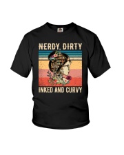 Nerdy Dirty Inked and Curvy Youth T-Shirt tile