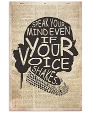RBH speak your mind even if your voice shakes 24x36 Poster front