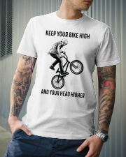 Keep your bike high Classic T-Shirt lifestyle-mens-crewneck-front-6