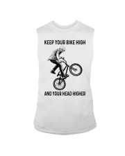 Keep your bike high Sleeveless Tee tile