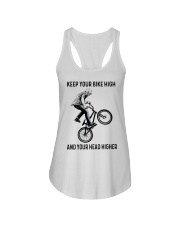 Keep your bike high Ladies Flowy Tank tile