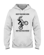 Keep your bike high Hooded Sweatshirt tile