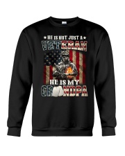 He is not just a Veteran He is my Grandpa Crewneck Sweatshirt tile