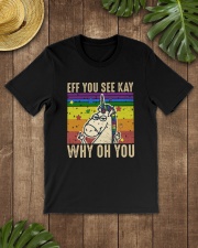 LGBTQ Unicorn Eff You See Kay Why Oh You Classic T-Shirt lifestyle-mens-crewneck-front-18