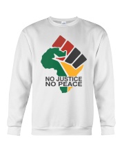 No Justice No Peace Black Lives Matter Crewneck Sweatshirt tile