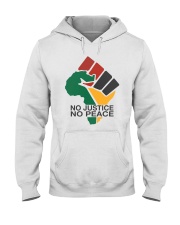 No Justice No Peace Black Lives Matter Hooded Sweatshirt tile