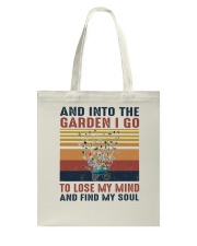 Into The Garden I Go Vintage Tote Bag tile