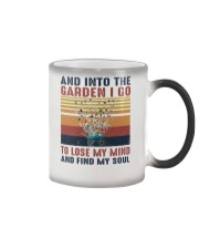 Into The Garden I Go Vintage Color Changing Mug tile