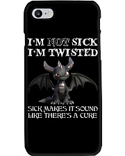 Dragon I'm not sick i'm twisted Phone Case tile