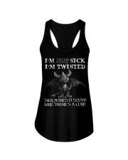 Dragon I'm not sick i'm twisted Ladies Flowy Tank tile