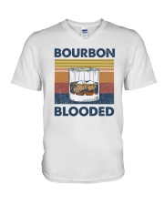 Bournbon blooded V-Neck T-Shirt tile