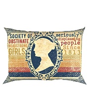 Society of Obstinate Headstrong Girls Rectangular Pillowcase tile