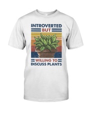 Introverted But Willing to Discuss Plants Classic T-Shirt tile