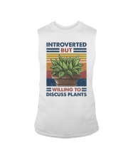 Introverted But Willing to Discuss Plants Sleeveless Tee tile