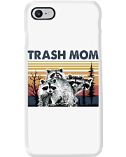 Retro Raccoon Trash Mom Phone Case tile