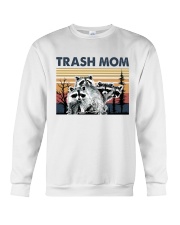 Retro Raccoon Trash Mom Crewneck Sweatshirt tile