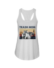 Retro Raccoon Trash Mom Ladies Flowy Tank tile