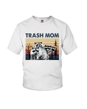 Retro Raccoon Trash Mom Youth T-Shirt tile