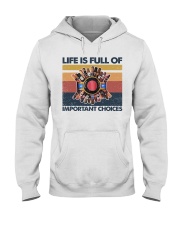 Cigar Life Is Full Of Important Choices Hooded Sweatshirt tile