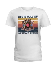 Cigar Life Is Full Of Important Choices Ladies T-Shirt tile