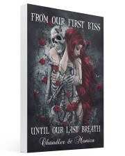 Custom From Our First Kiss Until Our Last Breath Gallery Wrapped Canvas Prints tile