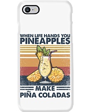When life hands you pineapples make pina coladas Phone Case tile