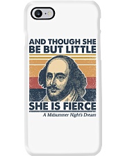 And though she be but little She is fierce Phone Case tile
