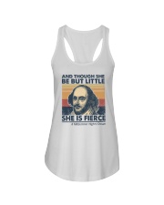 And though she be but little She is fierce Ladies Flowy Tank tile