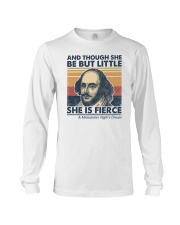 And though she be but little She is fierce Long Sleeve Tee tile