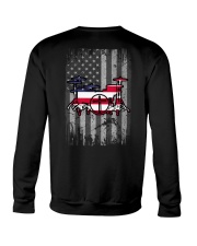 Drum US Flag Back Crewneck Sweatshirt tile