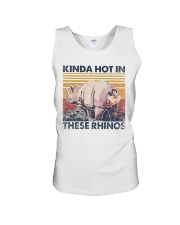 Retro Kinda hot in these Rhinos Unisex Tank tile