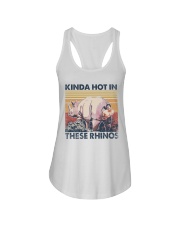Retro Kinda hot in these Rhinos Ladies Flowy Tank tile