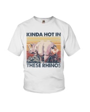 Retro Kinda hot in these Rhinos Youth T-Shirt tile